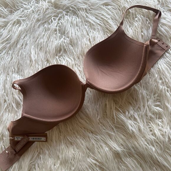 Skims Ultimate Push up Plunge Bra Sienna Size 32DDD - Picture 8 of 9